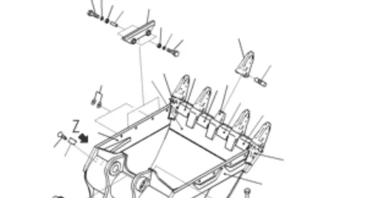 PC2000 mining bucket PC2000 mining bucket